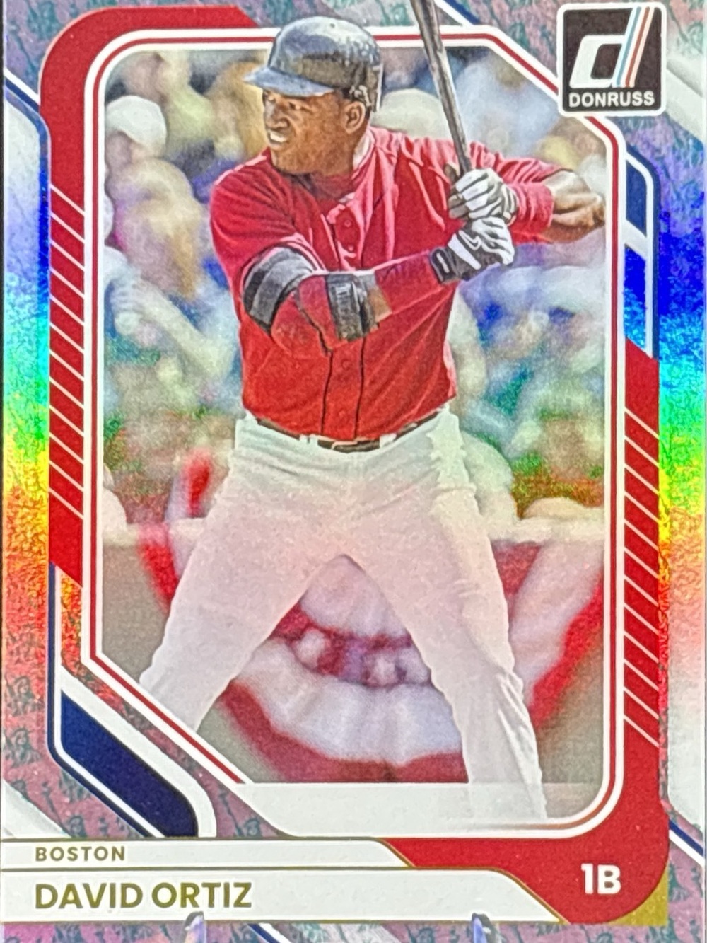Panini Donruss David Ortiz Baseball Card - Prizm